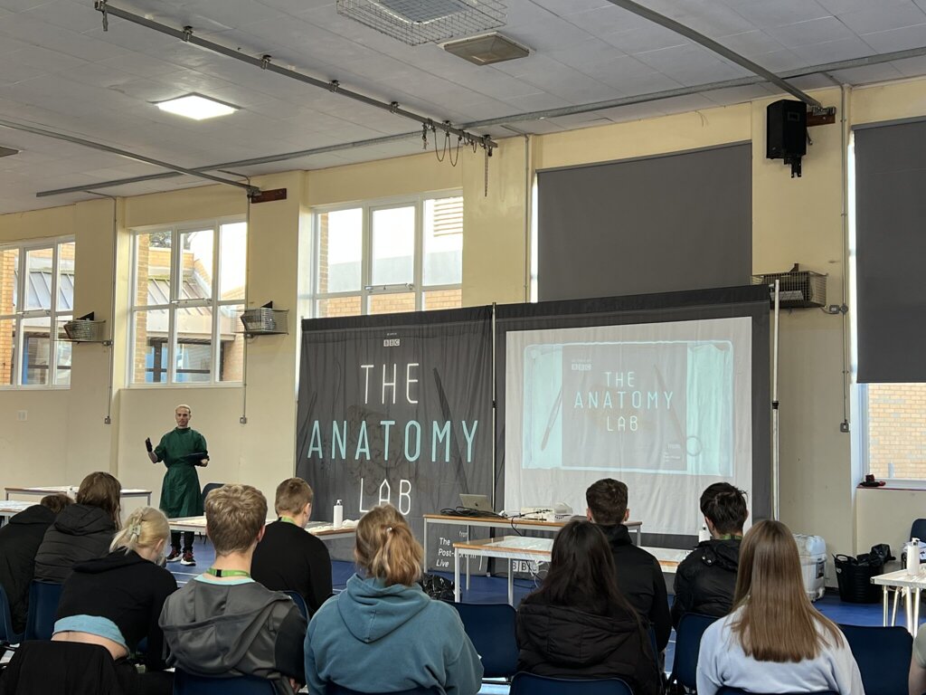 Image of TV’s The Anatomy Lab gives students live post-mortem experience