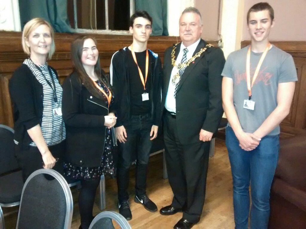 Image of Students attend Wirral Youth Conference and Wirral Youth Parliament