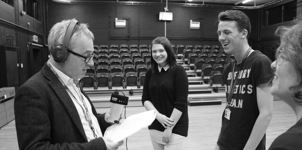 Image of Listen to students interviewed on Radio Merseyside ahead of Baroness Newlove visit