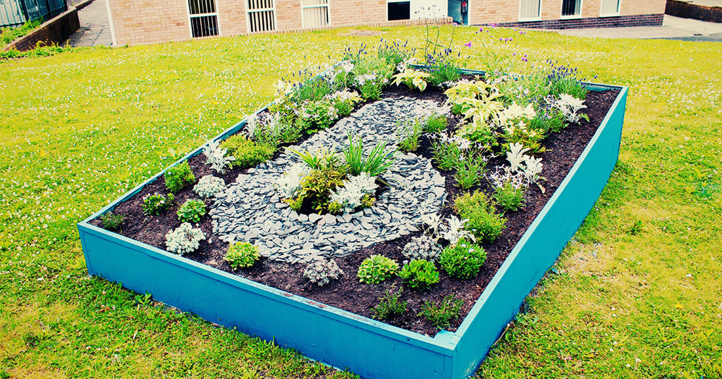 Image of New College garden feature proves popular in Claughton Village