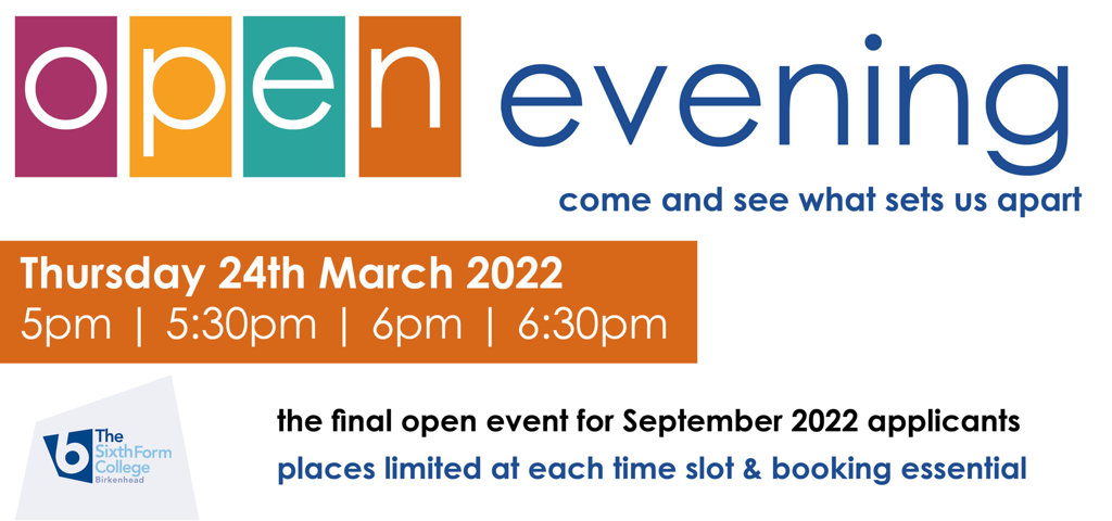 Image of Open Evening Thursday 24th March