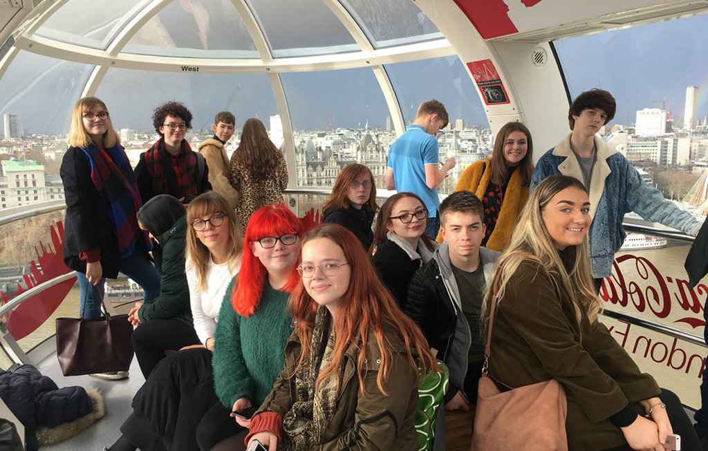 Image of Politics students see 'history in the making' on London trip