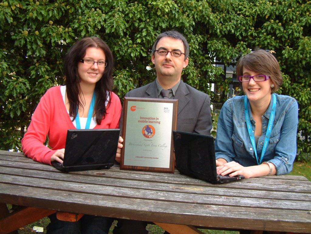 Image of Learning on the Move; College Recognised for Excellence in Mobile Technology