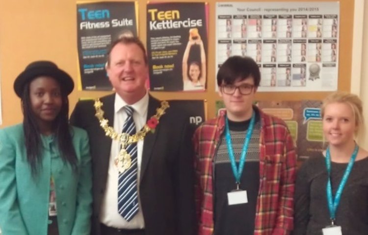 Image of Sixth Form College Students Debate at Youth Parliament Conference