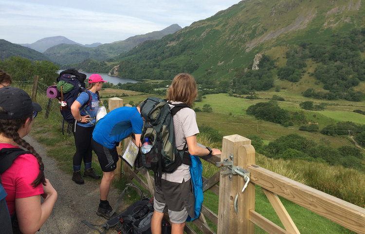 Image of Gold D of E students take on Snowdonia