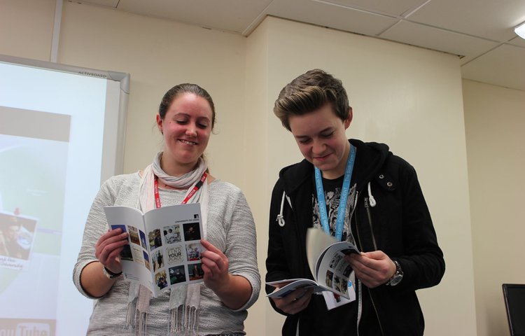Image of Students Receive Expert Advice from Universities at The Sixth Form College