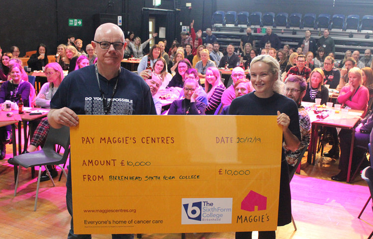 Image of College raises £10k for Maggie’s cancer charity with more to follow