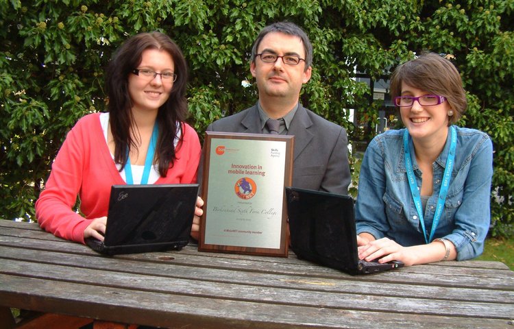 Image of Learning on the Move; College Recognised for Excellence in Mobile Technology